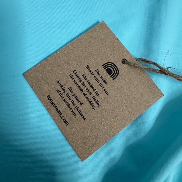 Free People x Toast High Cut One-Piece Swimsuit Sz S in Island Paradise NWT 93 - Picture 11 of 16